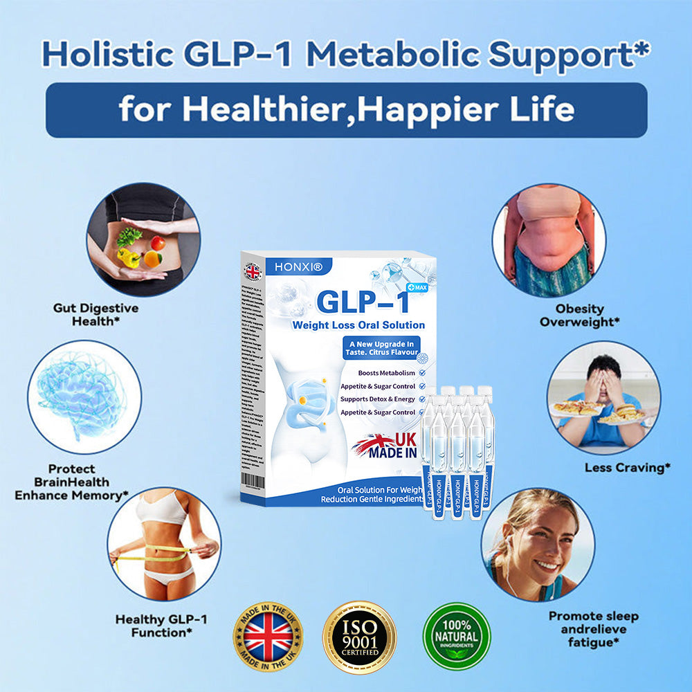 Honxi® ⚡GLP-1 Max Weight Loss Oral Solution ✅One dose a day — see results in 7 days 👩⚕️Suitable for obesity, cardiovascular diseases, diabetes, sleep apnea, high cholesterol and blood lipids, joint problems, and various other conditions🚀