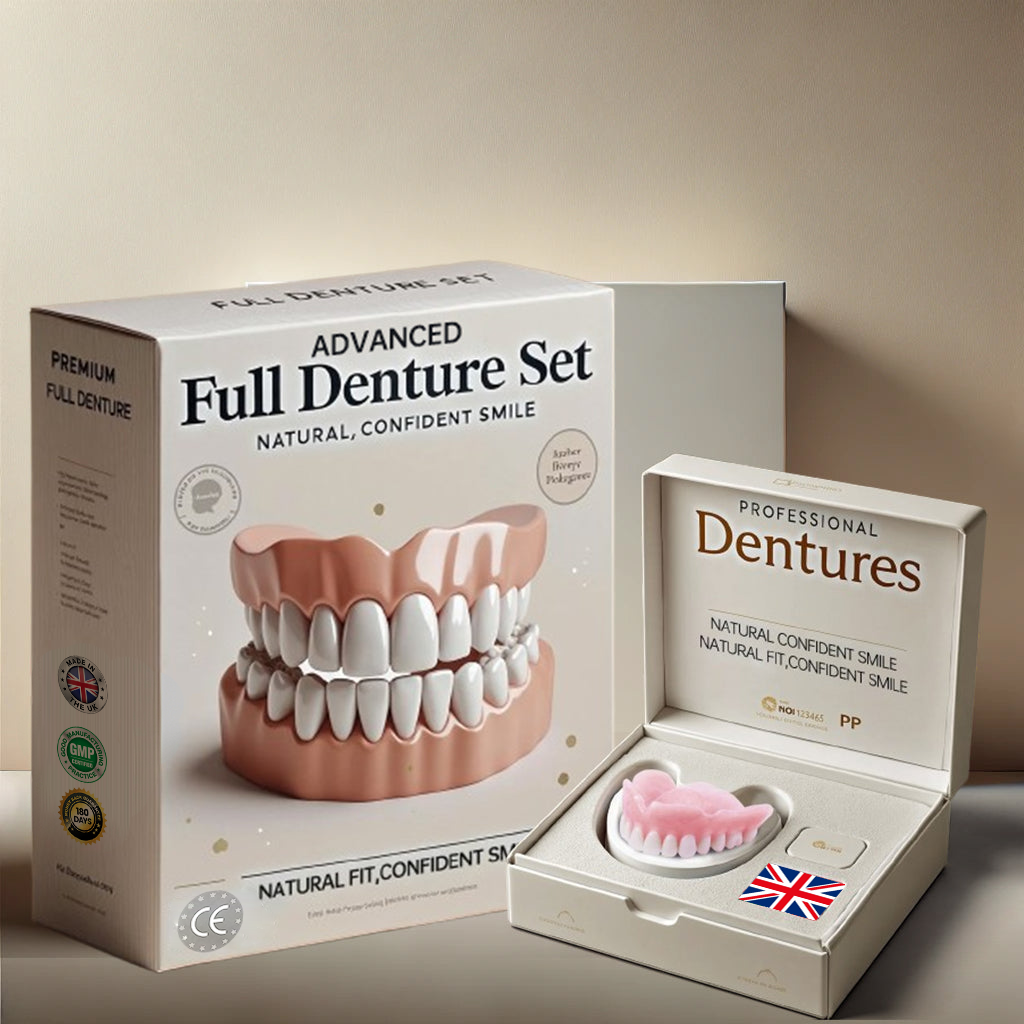 Hermsa®-🦷Advanced Customized Full Denture Set🦷 (⏰Limited time discount last 30 minutes⏰)